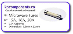 15A Fuse Fast Act Microwave Oven Fuse