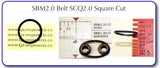 SBM2.0 Belt SCQ2.0 Square Cut