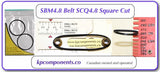 SBM4.8 Belt SCQ4.8 Square Cut