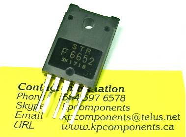 STRF6652 IC STR F6652 Regulator – KP Components Inc.
