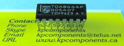 Circuit Intégré Philips TDA8444P – TDA 8444 – DAC 6 Bits I²C – Neuf