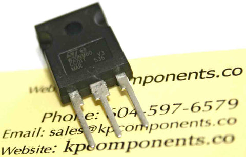 5x W20NM60 / STW20NM60 N-Channel MOSFET Transistors – TO-3P Package