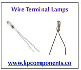 12V Micro Lamp, 35mA, Dia. 2.4mm/ L-17 - vendor-unknown - Lamp - Wire Terminal Lamp - KP Components Inc